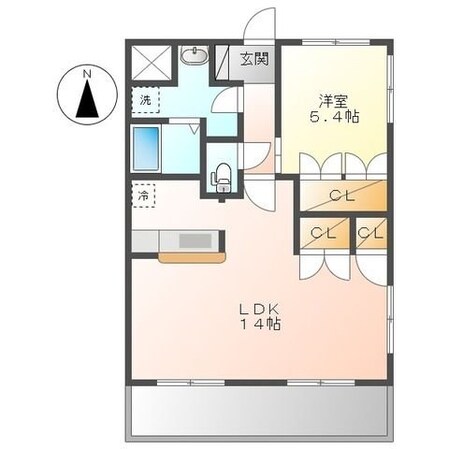 グランソレーユワタナベの物件間取画像